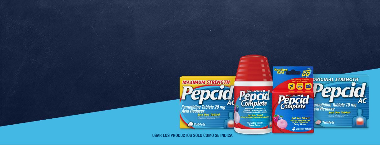 Banner de la línea de productos Pepcid